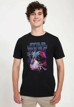 Henry Tiger Unisex STAR WARS: CLASSIC - FATHER SON - T-Shirt Print - Black