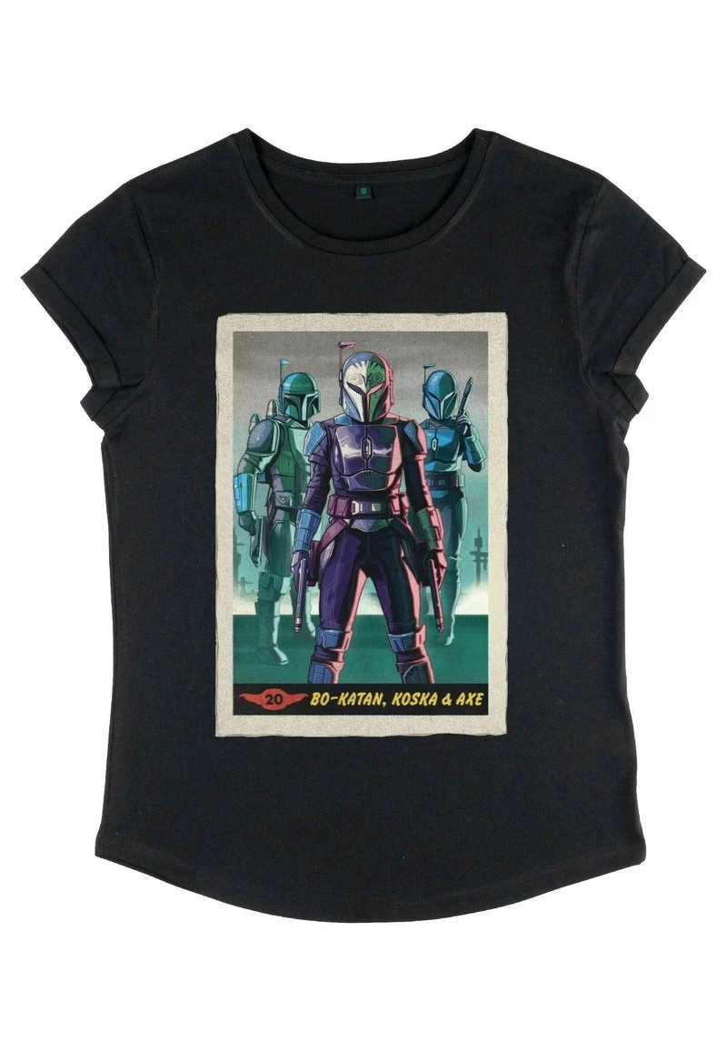 Henry Tiger STAR WARS BO-KATAN & CO CARD - T-Shirt Print - Black | Damen 5 Henry Tiger STAR WARS BO-KATAN & CO CARD - T-Shirt Print - Black | Damen – Bild 5