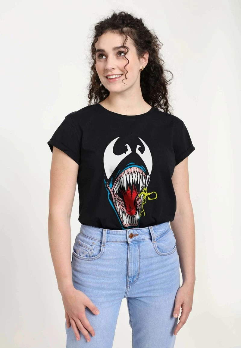 Henry Tiger Damen MARVEL SPIDER-MAN CLASSIC - RETRO FACE - T-Shirt Print - Black 4 Henry Tiger Damen MARVEL SPIDER-MAN CLASSIC - RETRO FACE - T-Shirt Print - Black – Bild 4