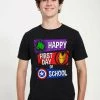 Henry Tiger MARVEL OTHER - HAPPY FIRST DAY OF SCHOOL - T-Shirt Print - Black | Unisex
