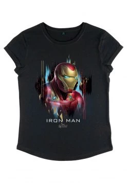 Henry Tiger MARVEL AVENGERS: ENDGAME - IRONMAN PORTRAIT - T-Shirt Print - Black | Damen -Günstiges Henry Tiger Geschäft 460b78b276d848e4b7b0c91181998ccd