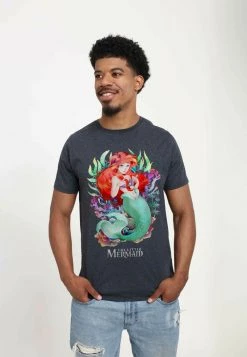 Henry Tiger Unisex DISNEY ANIME - T-Shirt Print - Melange Black