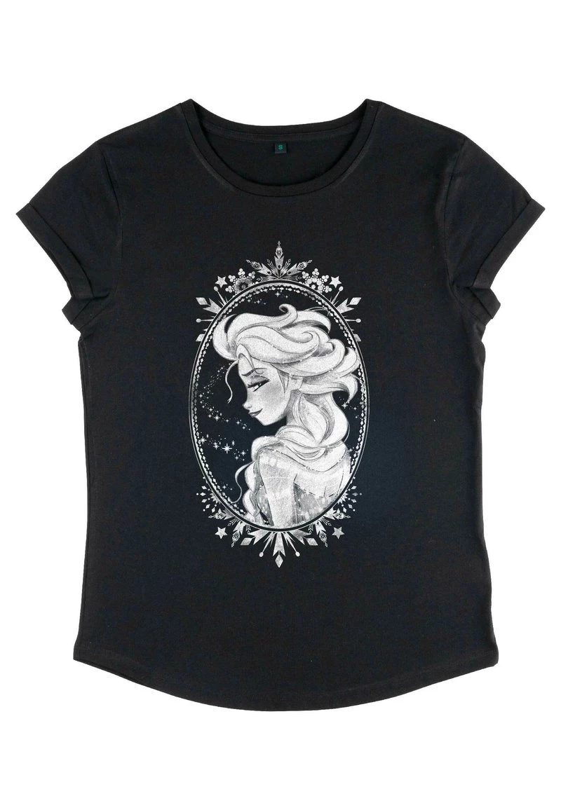 Henry Tiger Damen DISNEY FROZEN - ELSA FRAME - T-Shirt Print - Black 5 Henry Tiger Damen DISNEY FROZEN - ELSA FRAME - T-Shirt Print - Black – Bild 5