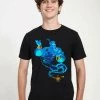 Henry Tiger DISNEY ALADDIN - GENIE OF THE LAMP - T-Shirt Print - Black | Unisex