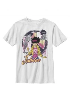 Henry Tiger Unisex MARVEL JUBILEE PANELS - T-Shirt Print - White