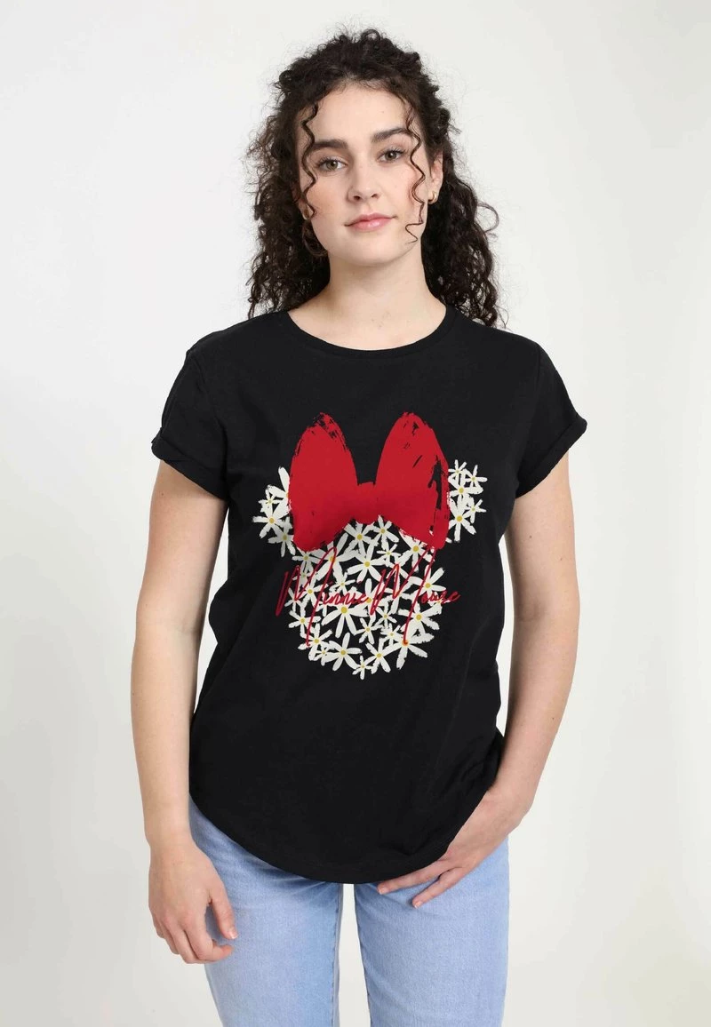 Henry Tiger Damen DISNEY CLASSICS MICKEY CLASSIC - FLORAL MINNIE - T-Shirt Print - Black 1 Henry Tiger Damen DISNEY CLASSICS MICKEY CLASSIC - FLORAL MINNIE - T-Shirt Print - Black