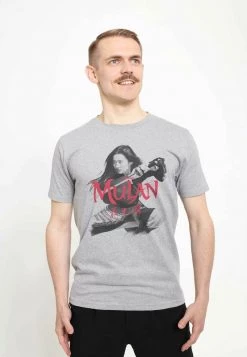 Henry Tiger Unisex DISNEY FIGHTING STANCE - T-Shirt Print - Melange Grey