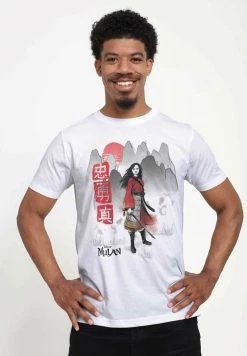 Henry Tiger DISNEY MULAN: LIVE ACTION - LOYAL BRAVE TRUE - T-Shirt Print - White | Unisex