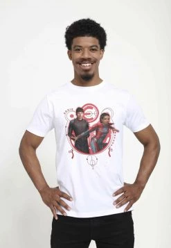 Henry Tiger Unisex MARVEL DRUIG AND MAKKARI - T-Shirt Print - White