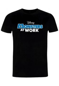 Henry Tiger PIXAR UNISEX MONSTERS WORK LOGO - T-Shirt Print - Black -Günstiges Henry Tiger Geschäft 480b5cfa0a874f0d8a3eb6724756580e