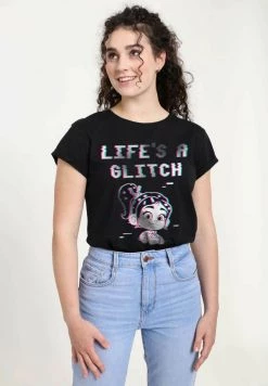 Henry Tiger Damen DISNEY WRECK-IT RALPH 2 - GLITCH LIFE - T-Shirt Print - Black -Günstiges Henry Tiger Geschäft 482397c53525488d8e08b4abb7aacc30