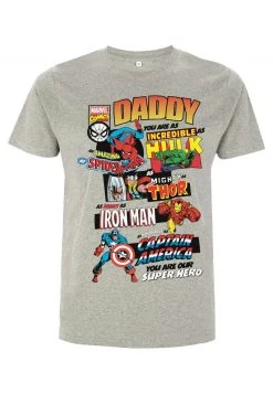 Henry Tiger Unisex MARVEL AVENGERS CLASSIC - ULTIMATE DAD - T-Shirt Print - Melange Grey -Günstiges Henry Tiger Geschäft 484793adcd2c4a87bf5e82ff2af73ab4