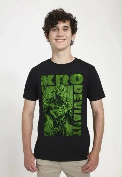Henry Tiger Unisex MARVEL GREEN KRO - T-Shirt Print - Black