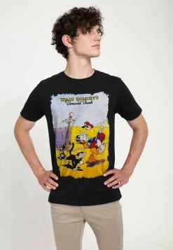 Henry Tiger DISNEY CLASSICS UNLUCKY DUCK - T-Shirt Print - Black | Herren -Günstiges Henry Tiger Geschäft 497005cdbb6d4bc69642b934eda66e8b