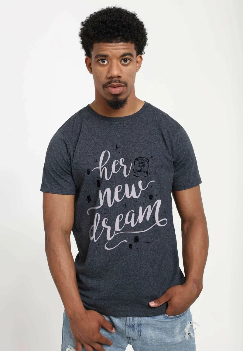 Henry Tiger Unisex DISNEY TANGLED - DREAM HER WEDDING - T-Shirt Print - Melange Black 1 Henry Tiger Unisex DISNEY TANGLED - DREAM HER WEDDING - T-Shirt Print - Melange Black