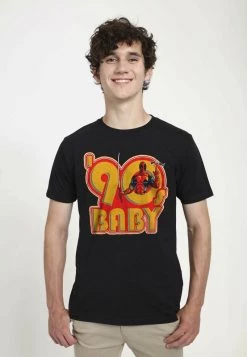 Henry Tiger Herren MARVEL - T-Shirt Print - Black