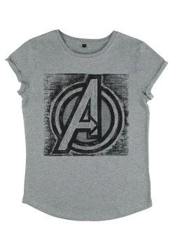 Henry Tiger Damen T-Shirt Print - Melange Grey -Günstiges Henry Tiger Geschäft 49b26bf26c1e4686af376e6faefd5940