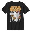 Henry Tiger Unisex STAR WARS TRICK OR TREAT - T-Shirt Print - Black
