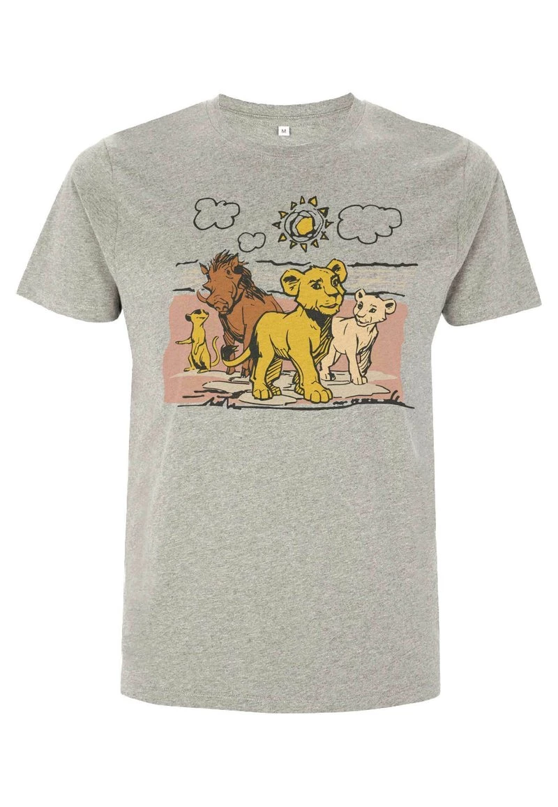 Henry Tiger Herren DISNEY THE LION KING: LIVE ACTION - HAKUNA GROUP - T-Shirt Print - Melange Grey 4 Henry Tiger Herren DISNEY THE LION KING: LIVE ACTION - HAKUNA GROUP - T-Shirt Print - Melange Grey – Bild 4