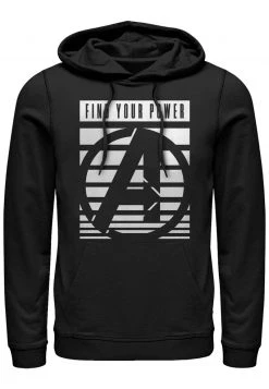 Henry Tiger Unisex MARVEL PANTHER POWER AVENGER - Kapuzenpullover - Black