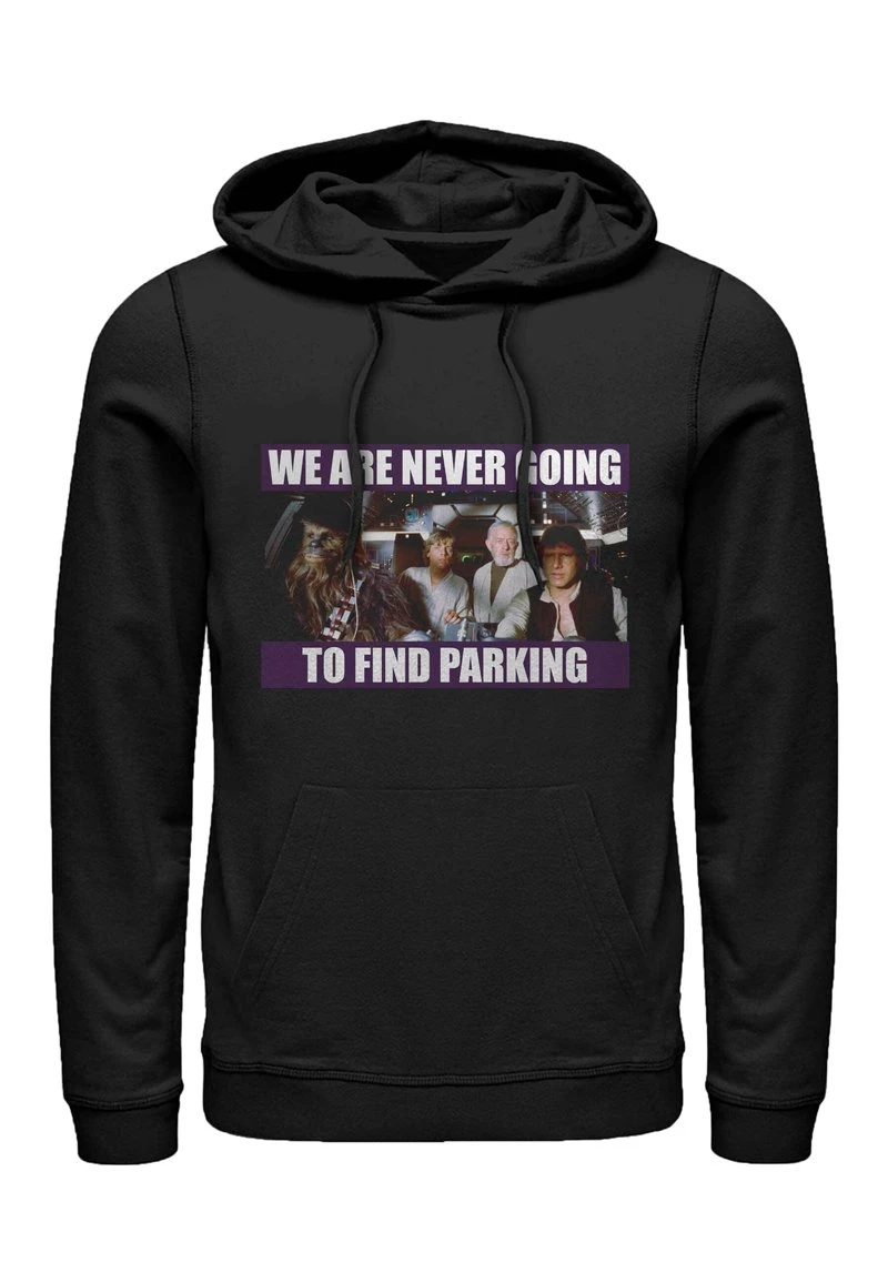 Henry Tiger STAR WARS NEVER GOING TO FIND PARKING - Kapuzenpullover - Black | Unisex 1 Henry Tiger STAR WARS NEVER GOING TO FIND PARKING - Kapuzenpullover - Black | Unisex