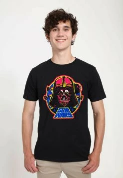 Henry Tiger STAR WARS UNISEX HEAD MASTER - T-Shirt Print - Black