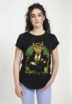 Henry Tiger Damen MARVEL LIAR - T-Shirt Print - Black