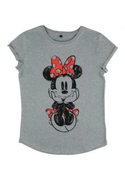Henry Tiger Damen DISNEY CLASSICS MICKEY CLASSIC - SITTING MINNIE SKETCH - T-Shirt Print - Melange Grey -Günstiges Henry Tiger Geschäft 4a3deca9f54c4039beaa5dae9204dab4
