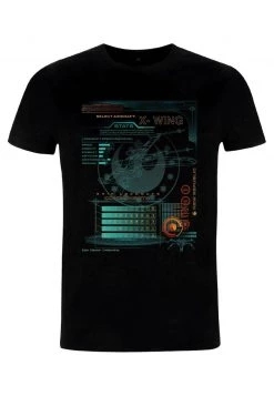 Henry Tiger STAR WARS: SQUADRONS - X-WING GAME COMPONENTS - T-Shirt Print - Black | Unisex -Günstiges Henry Tiger Geschäft 4a6678d0185741c9a94f8dc431e1444f