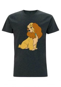 Henry Tiger Unisex DISNEY CLASSICS LADY & THE TRAMP - LADY VINTAGE - T-Shirt Print - Melange Black -Günstiges Henry Tiger Geschäft 4a8ba617238a4410945e74eb02926195