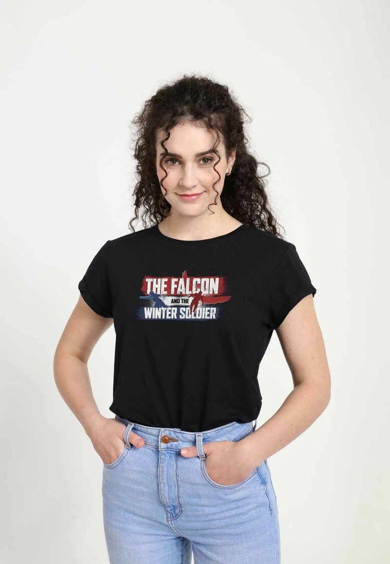 Henry Tiger Damen MARVEL THEFALCON AND THE WINTER SOLDIER SPRAY PAINT - T-Shirt Print - Black 3 Henry Tiger Damen MARVEL THEFALCON AND THE WINTER SOLDIER SPRAY PAINT - T-Shirt Print - Black – Bild 3