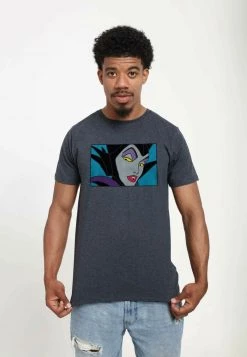 Henry Tiger DISNEY UNISEX MALEFICENT EYES - T-Shirt Print - Melange Black -Günstiges Henry Tiger Geschäft 4adbcd33727e477bbfbe7ec6aea94658