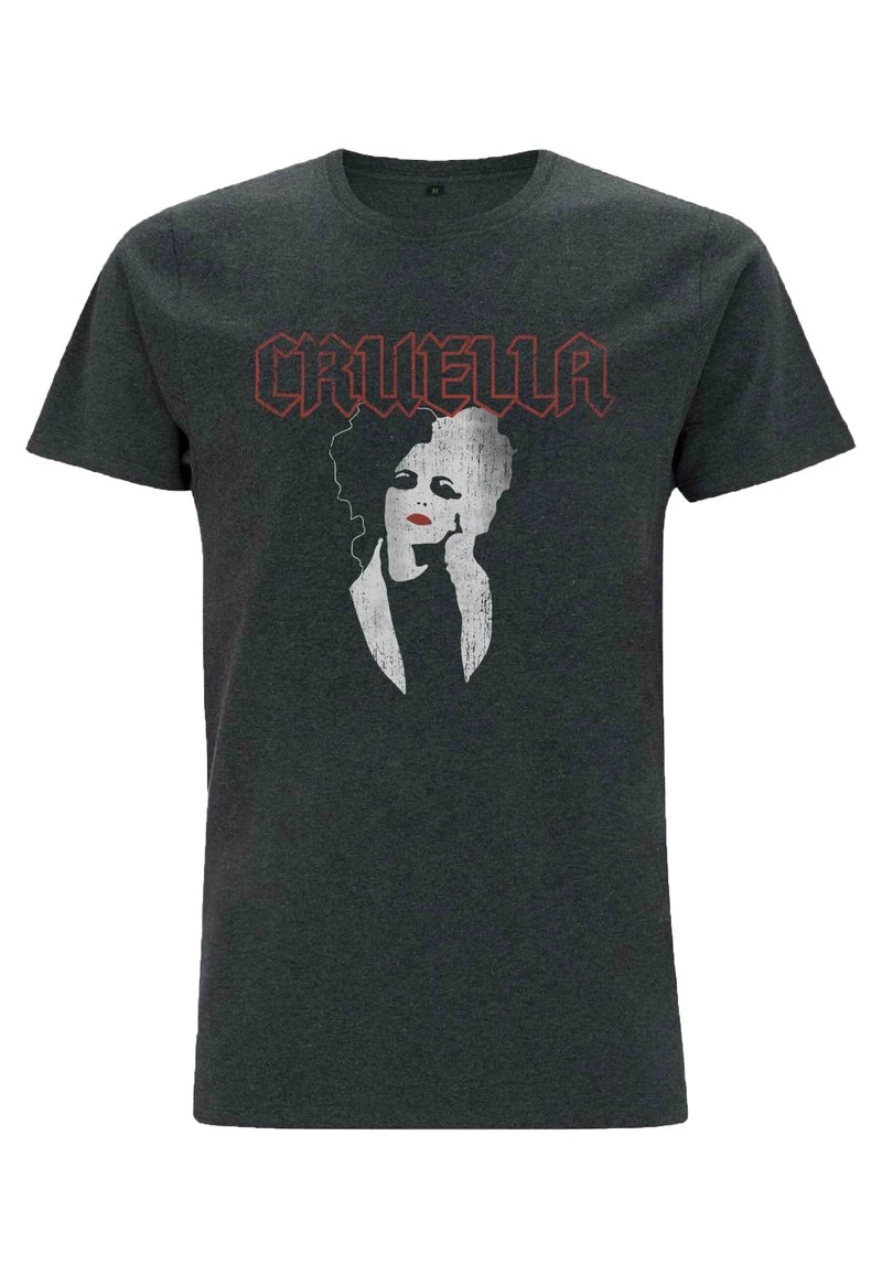 Henry Tiger DISNEY CLASSICS UNISEX CRUELLA ROCK - T-Shirt Print - Melange Black 4 Henry Tiger DISNEY CLASSICS UNISEX CRUELLA ROCK - T-Shirt Print - Melange Black – Bild 4