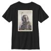 Henry Tiger Unisex STAR WARS FETT CARD - T-Shirt Print - Black