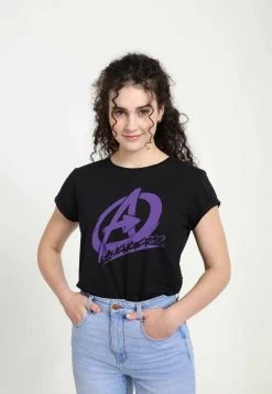 Henry Tiger Damen MARVEL AVENGERS CLASSIC - AVENGER GRAFFITI - T-Shirt Print - Black -Günstiges Henry Tiger Geschäft 4bcb10f1a7064c8c81557caf8bf75935
