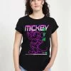 Henry Tiger Damen DISNEY CLASSICS MICKEY CLASSIC - STREET GLOW - T-Shirt Print - Black