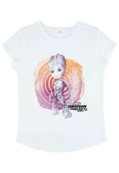 Henry Tiger Damen MARVEL GOTG 2 - GROOT WATERCOLOR - T-Shirt Print - White -Günstiges Henry Tiger Geschäft 4cf536c5f1134f09bd81eb11a5df6ebc