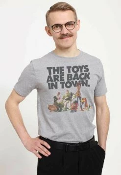 Henry Tiger Unisex PIXAR TOY STORY 1-3 - IN TOWN - T-Shirt Print - Melange Grey -Günstiges Henry Tiger Geschäft 4cf767c6ff5040baaada610c4ead61b6