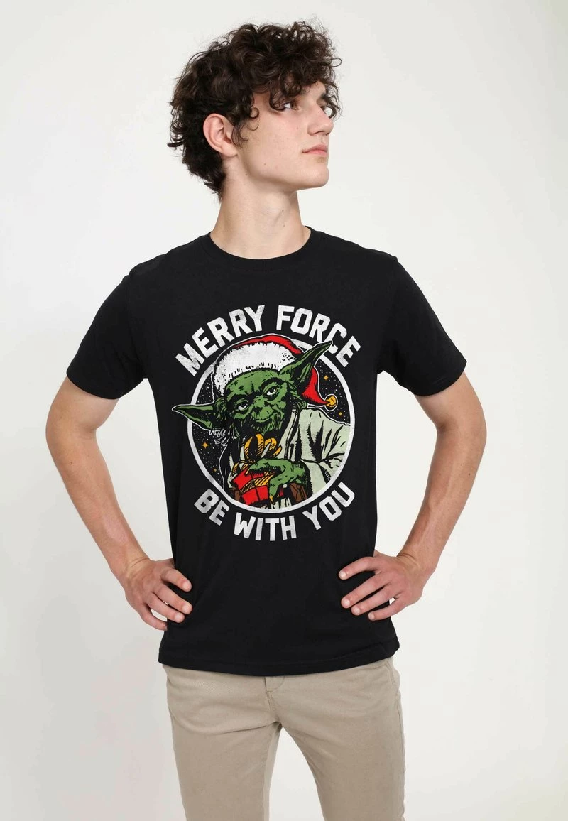 Henry Tiger STAR WARS UNISEX MERRY FORCE - T-Shirt Print - Black 3 Henry Tiger STAR WARS UNISEX MERRY FORCE - T-Shirt Print - Black – Bild 3