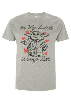 Henry Tiger STAR WARS BABY YODA UNISEX BE MY WOMP RAT - T-Shirt Print - Melange Grey -Günstiges Henry Tiger Geschäft 4daa5e82e66e49bdb6827dde545c4797