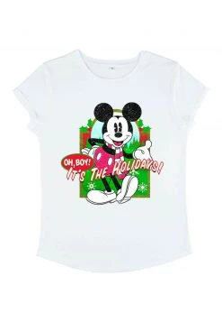 Henry Tiger DISNEY CLASSICS MICKEY CLASSIC - VINTAGE HOLIDAY MICKEY - T-Shirt Print - White | Damen -Günstiges Henry Tiger Geschäft 4dc6e5978bc64e5eaae5eb096ba94b01