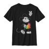 Henry Tiger Unisex DISNEY CLASSICS TIE DYE MICKEY STROKED - T-Shirt Print - Black