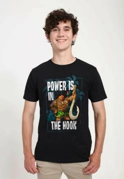 Henry Tiger PIXAR MOANA - MUSCLE UP BUTTERCUP - T-Shirt Print - Black | Unisex
