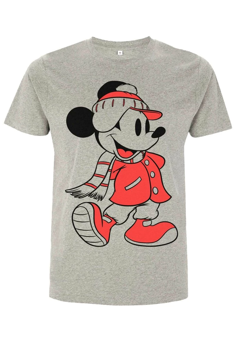 Henry Tiger Unisex DISNEY CLASSICS MICKEY CLASSIC - MICKEY WINTER FILL - T-Shirt Print - Melange Grey 4 Henry Tiger Unisex DISNEY CLASSICS MICKEY CLASSIC - MICKEY WINTER FILL - T-Shirt Print - Melange Grey – Bild 4