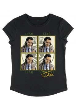 Henry Tiger MARVEL WOMEN'S LIAR OR VARIANT - T-Shirt Print - Black | Damen -Günstiges Henry Tiger Geschäft 4ef32bd20068423e862bf8ea144c7b73