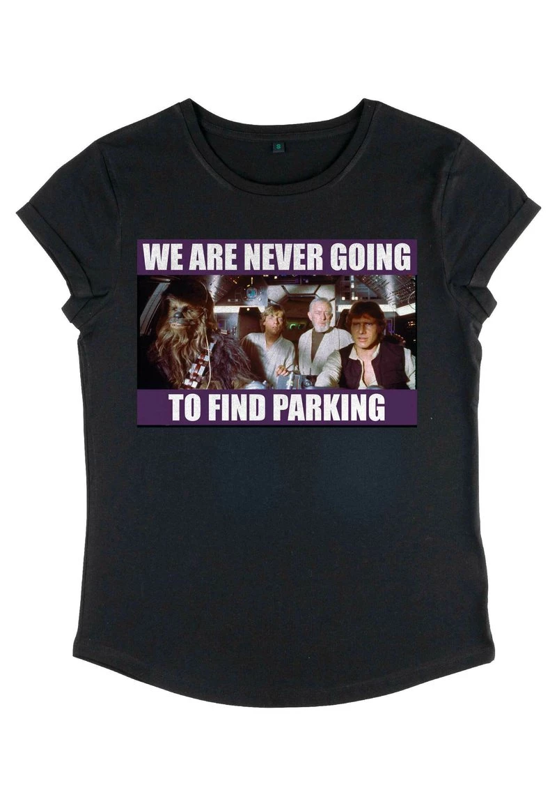 Henry Tiger STAR WARS: CLASSIC - NEVER GOING TO FIND PARKING - T-Shirt Print - Black | Damen 5 Henry Tiger STAR WARS: CLASSIC - NEVER GOING TO FIND PARKING - T-Shirt Print - Black | Damen – Bild 5