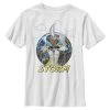 Henry Tiger Unisex MARVEL STORM PANELS - T-Shirt Print - White