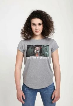 Henry Tiger Damen STAR WARS - T-Shirt Print - Melange Grey