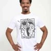 Henry Tiger Unisex T-Shirt Print - White