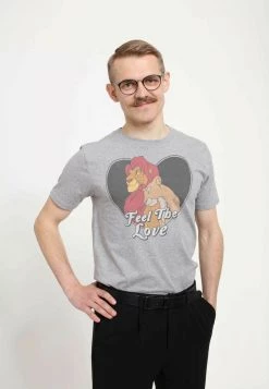 Henry Tiger DISNEY CLASSICS FEEL THE LOVE - T-Shirt Print - Melange Grey | Unisex -Günstiges Henry Tiger Geschäft 4fdaa93ebf834257a615c4a4fe090e50